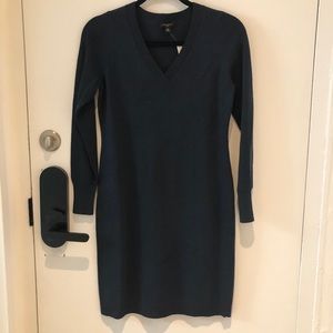 Ann Taylor V-Neck Sweater Dress
